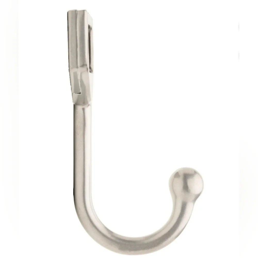Mainstays Silver Wall Hook with Label Holder